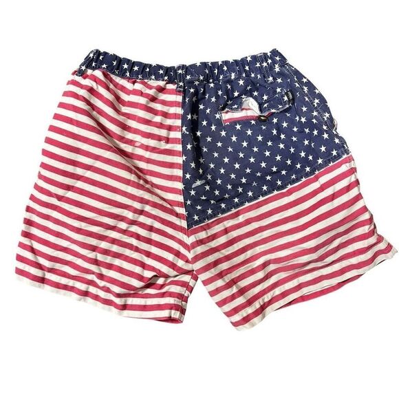 Chubbies Men's American Flag Shorts 'Mericas Size M Patriotic Casual - Picture 4 of 4